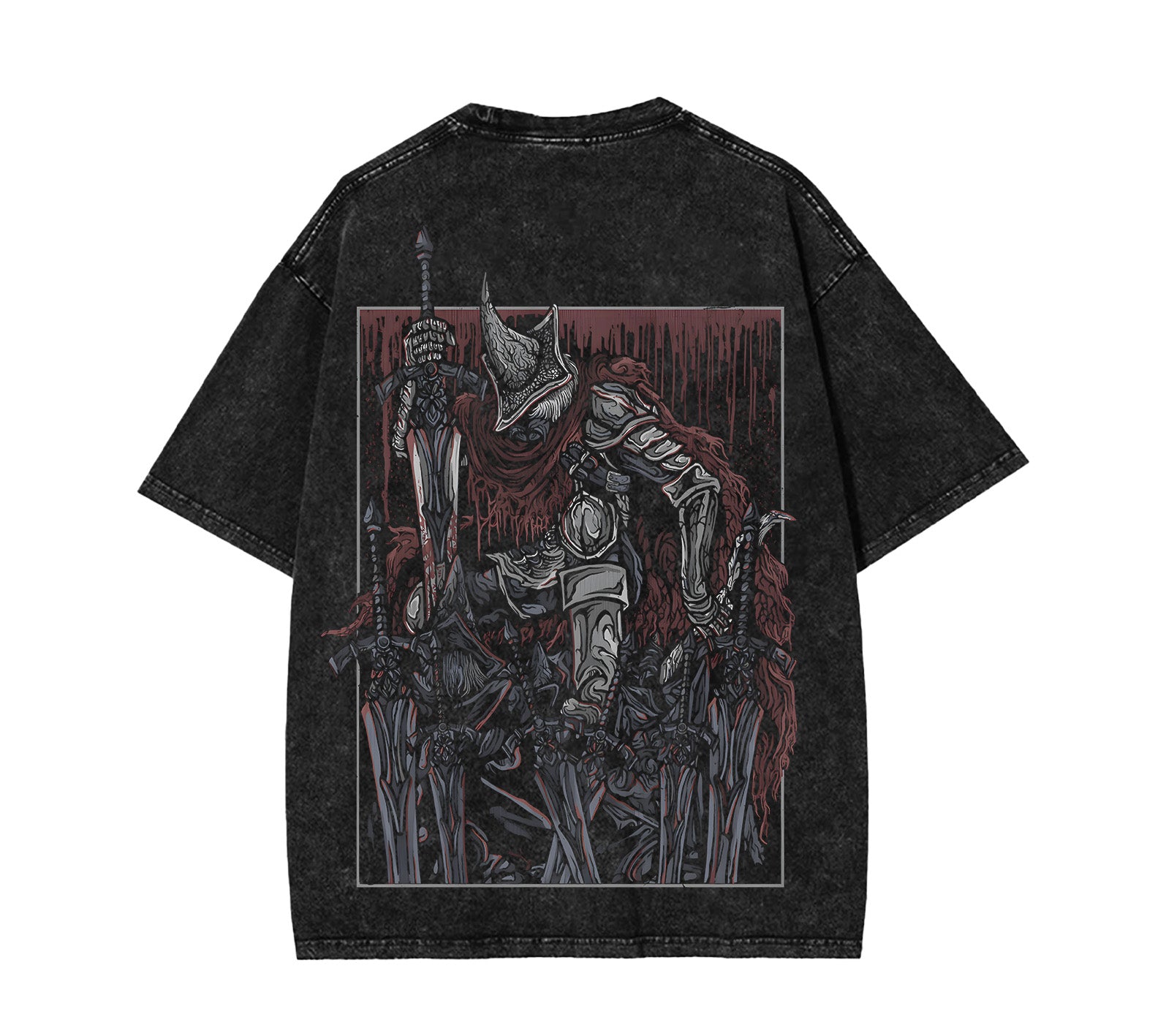 Abyss Watchers Dark Souls Gaming T-Shirt TPR] - Image 3